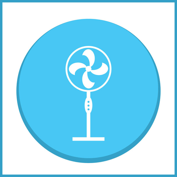 Icono de ventilación. Ventilador de aire o símbolo del ventilador. Ilustración vectorial
 - Vector, Imagen