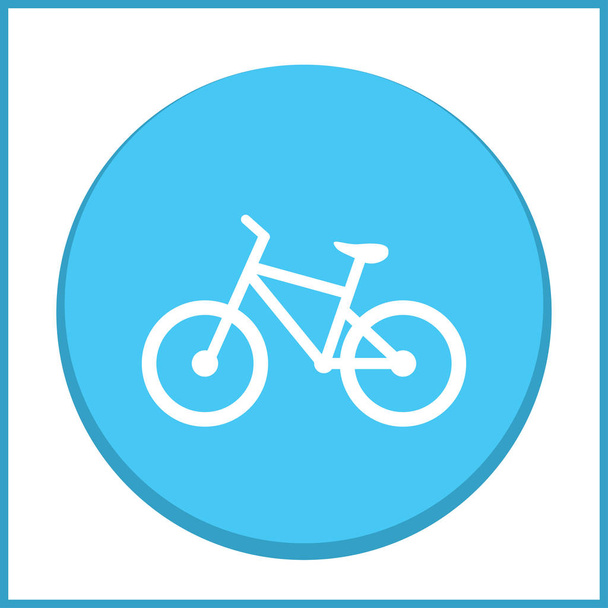 Bicicletta icona stock vettore illustrazione design piatto
 - Vettoriali, immagini