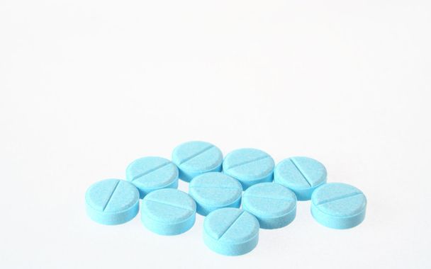 blauwe pillen - Foto, afbeelding