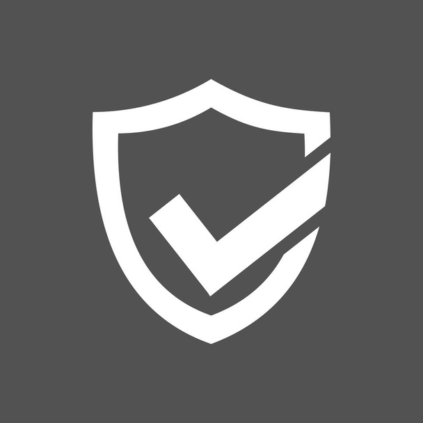 Icono de escudo de protección activa
 - Vector, imagen