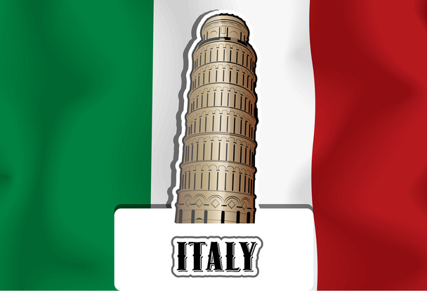 イタリアの図 - ベクター画像