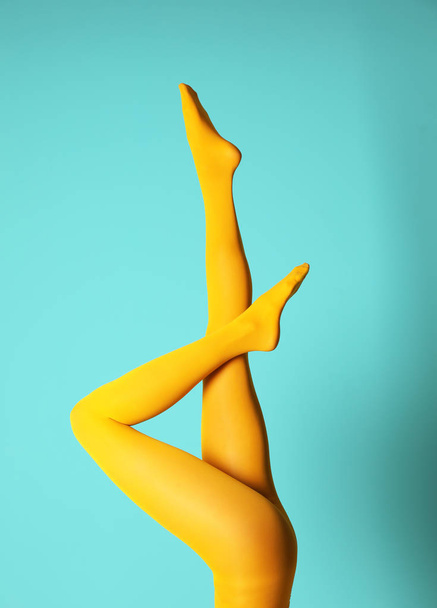 young woman in tights  - Zdjęcie, obraz