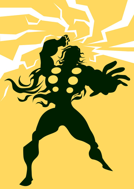 Thor, ilustrace - Vektor, obrázek