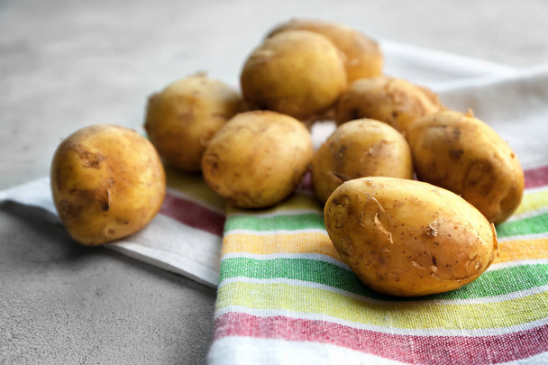 Raw organic potato  - Fotoğraf, Görsel