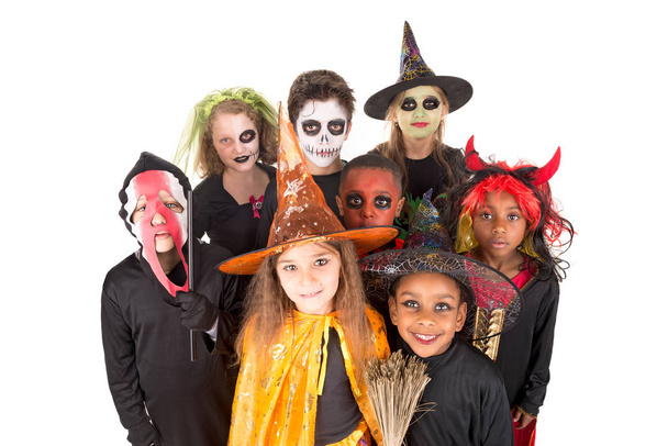 Enfants en costumes d'Halloween - Photo, image