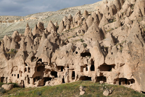 Formacje skalne w Kapadocja doliny, Cappadocia - Zdjęcie, obraz