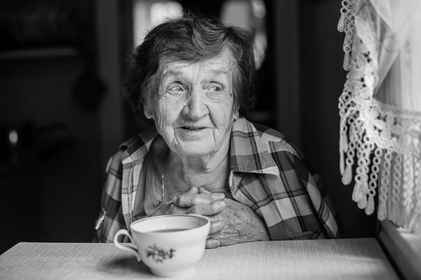 elderly woman portrait - Photo, Image