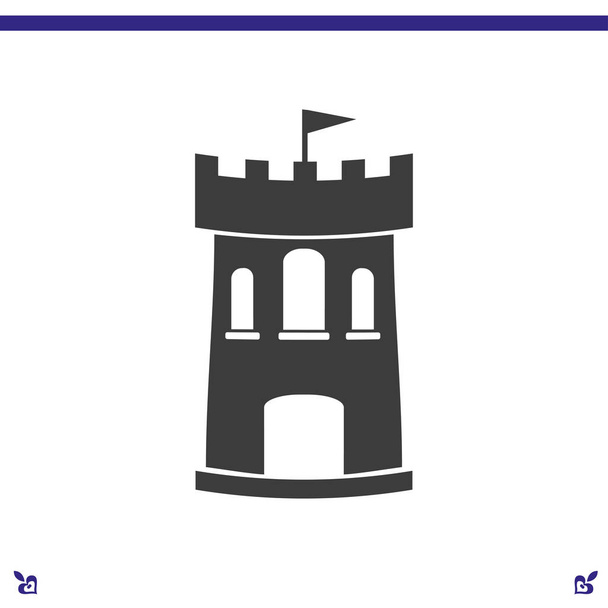 Иконка замка
  - Вектор,изображение