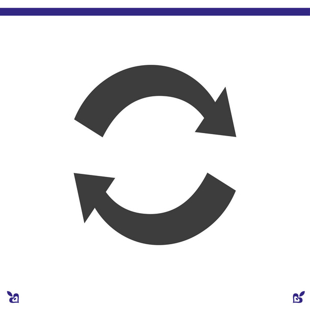 Icono plano de cíclico
 - Vector, Imagen