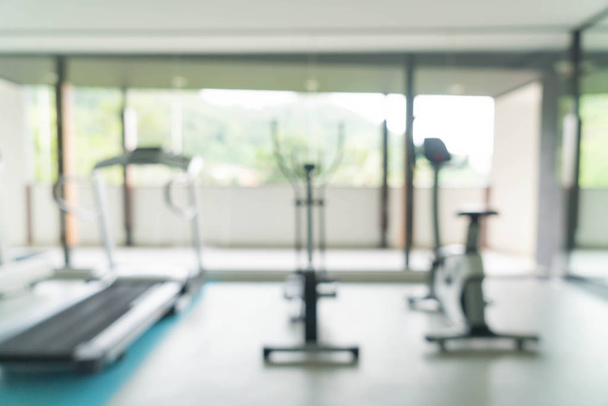 Abstract blur fitness gym room interior background  - Φωτογραφία, εικόνα