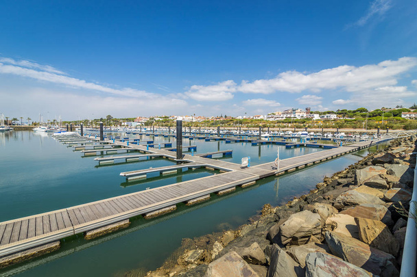 Порт міста Mazagon, Палос-де-ла-Фронтера Уельва, Іспанія - Фото, зображення