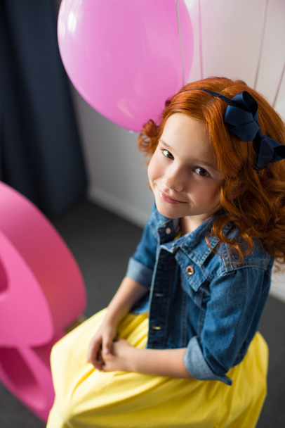 adorable smiling redhead girl - Fotografie, Obrázek