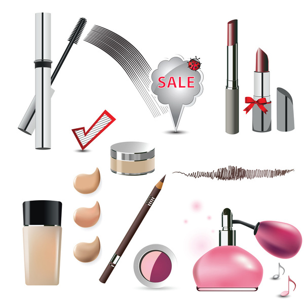Makeup in the pocket - Vector, Image