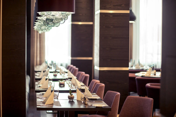 table set restaurant - Foto, Bild