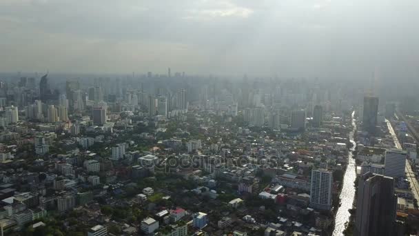 4K Vista aérea de la ciudad de Bangkok
 - Metraje, vídeo
