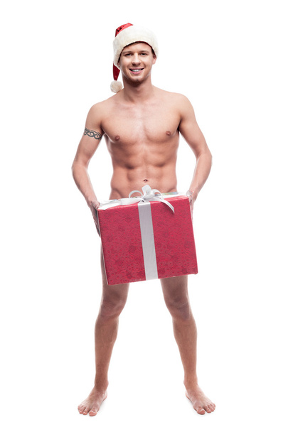 Sexy christmas man - Foto, imagen