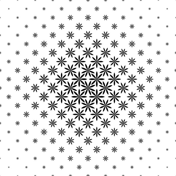 Черно-белый геометрический узор - абстрактная фоновая иллюстрация из изогнутых фигур
 - Вектор,изображение