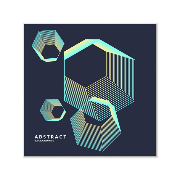 Trendy abstract art geometric background with flat, minimalistic Vector poster with elements. - Vector, Image