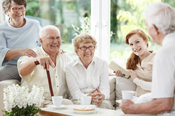 Senior people spends time together - Foto, imagen
