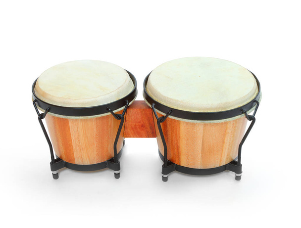 Bongos Percussion, traditionelle afrikanische Trommel - Foto, Bild
