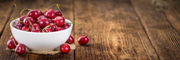 pile of fresh cherries  - Zdjęcie, obraz