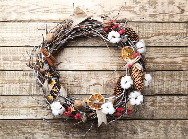 Christmas decorative wreath  - Fotografie, Obrázek