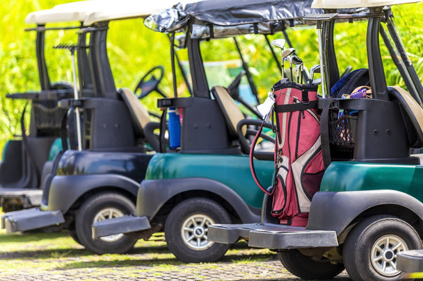 Generic club car golf carts - Φωτογραφία, εικόνα