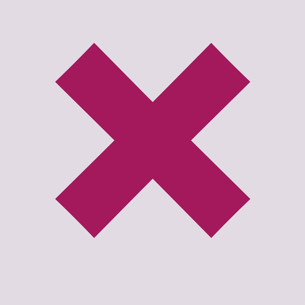 delete icon. cross  - Vector, Image