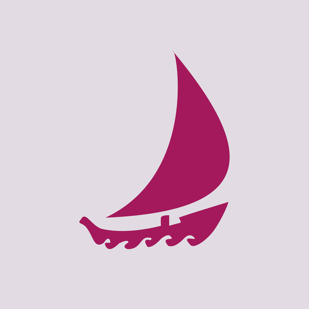 boat icon illustration  - Вектор, зображення