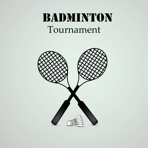 obrázek pozadí badminton sport - Vektor, obrázek