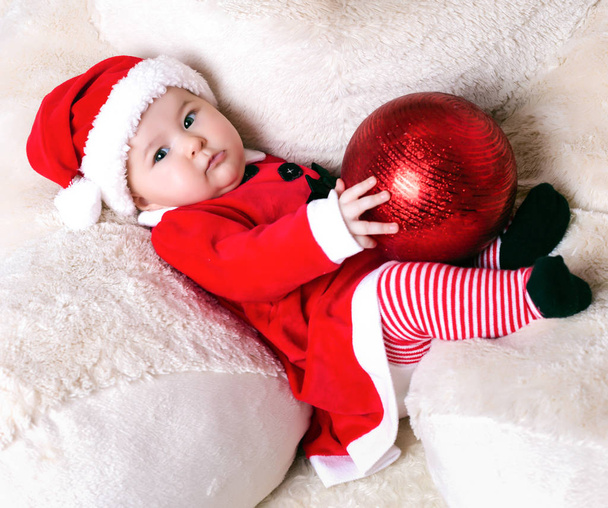 cute christmas child - Foto, immagini