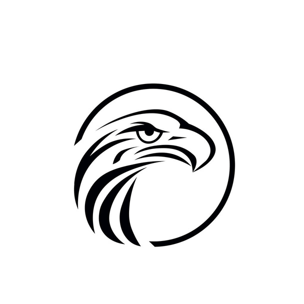イーグルのベクトルのロゴのテンプレート - ベクター画像