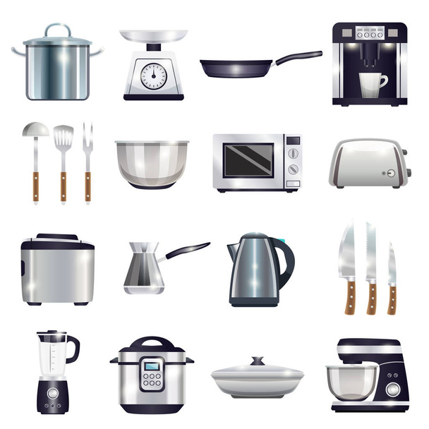 Кухонные принадлежности
 - Вектор,изображение
