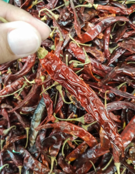 Dried peppers are a way to preserve one. - Photo, Image