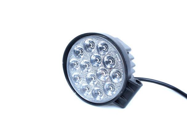 LED schijnwerper geïsoleerde Wit - Foto, afbeelding