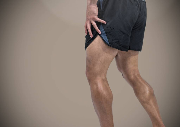 muscular male legs  - Φωτογραφία, εικόνα