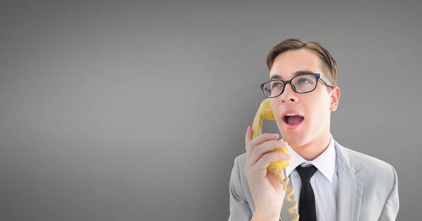 Business man talking on the phone  - 写真・画像