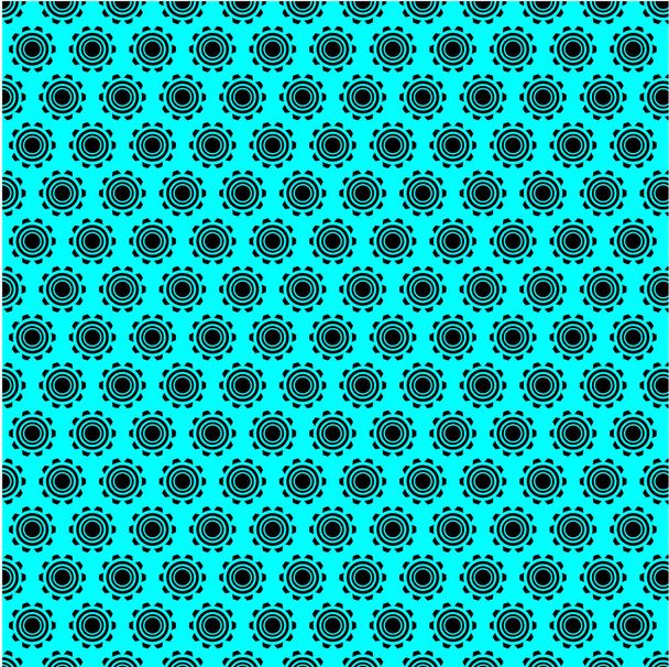 Pictogram tandwiel, blauwe achtergrond, - Vector, afbeelding