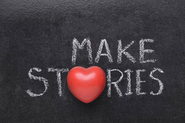 make stories heart - Photo, Image