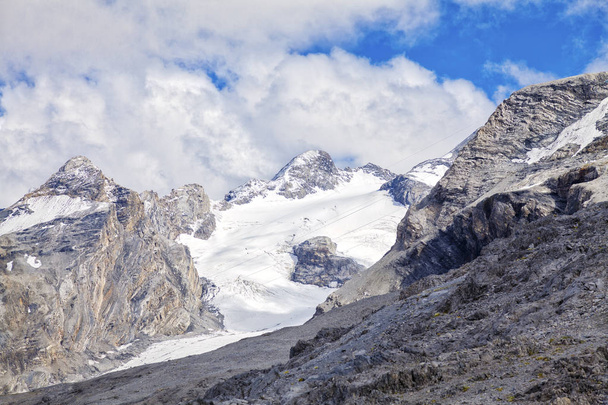The Stelvio glacier, summer view. Color image - Фото, изображение