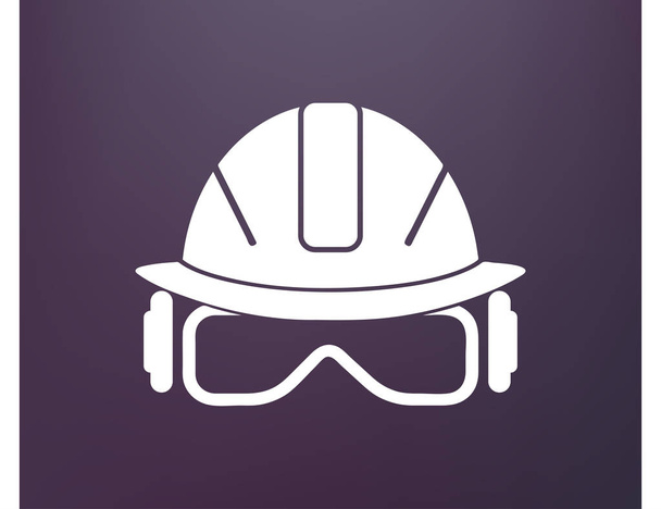 Векторная иллюстрация шлема. icon
 - Вектор,изображение
