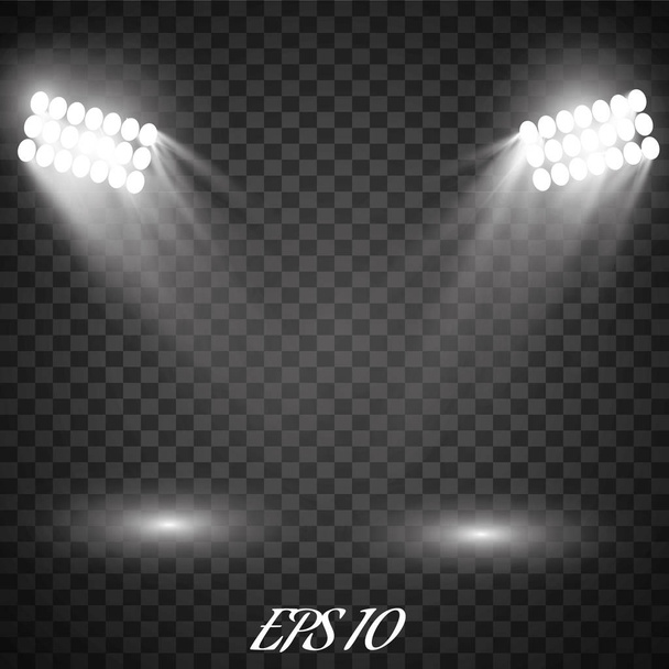 Vector Spotlights. Scene. Light Effects. - Vector, Image