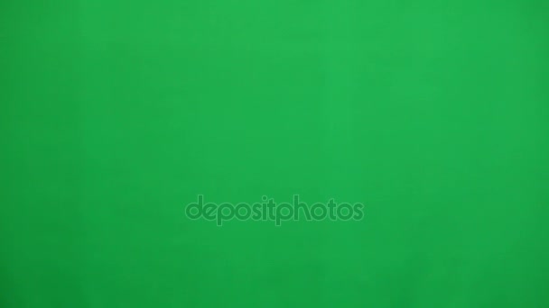 Gestos de manos. Pantalla táctil. Mano femenina mostrando gestos multitáctiles en pantalla verde
 - Metraje, vídeo