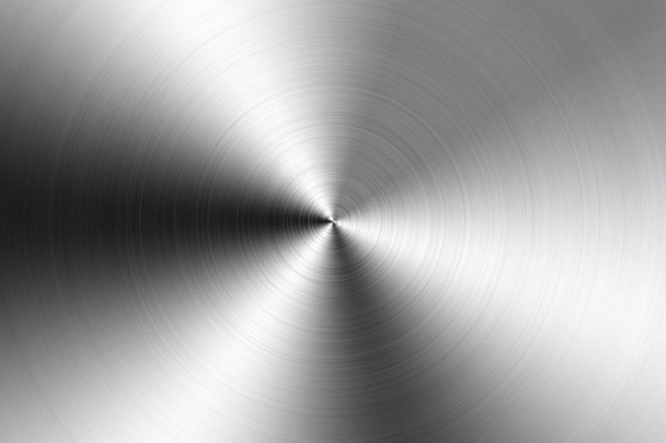 Textura circular de metal cepillado
 - Foto, imagen