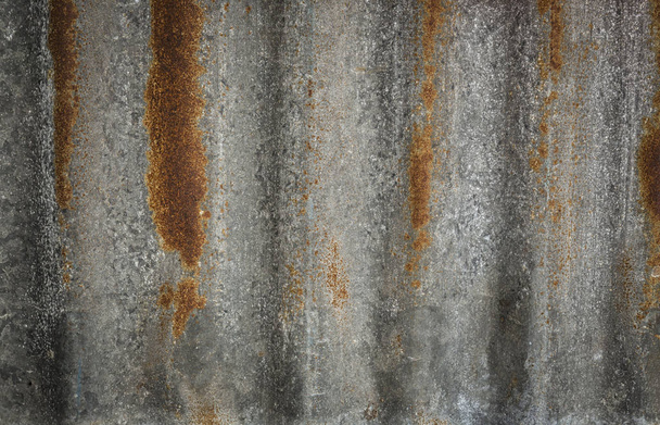 rusty on zinc metal plate texture - background for your concept or project - Photo, Image