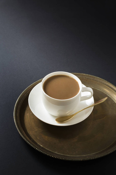 Biała filiżanka kawy - Zdjęcie, obraz