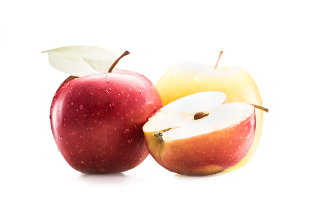 Manzanas frescas maduras
 - Foto, Imagen