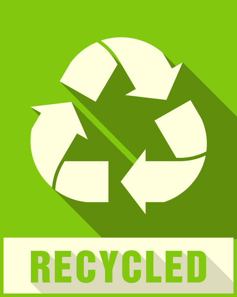 Recycled and Packaging Symbol. Sign for Cargo - Vector, Image