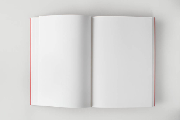 šablona prázdné otevřené knihy - Fotografie, Obrázek