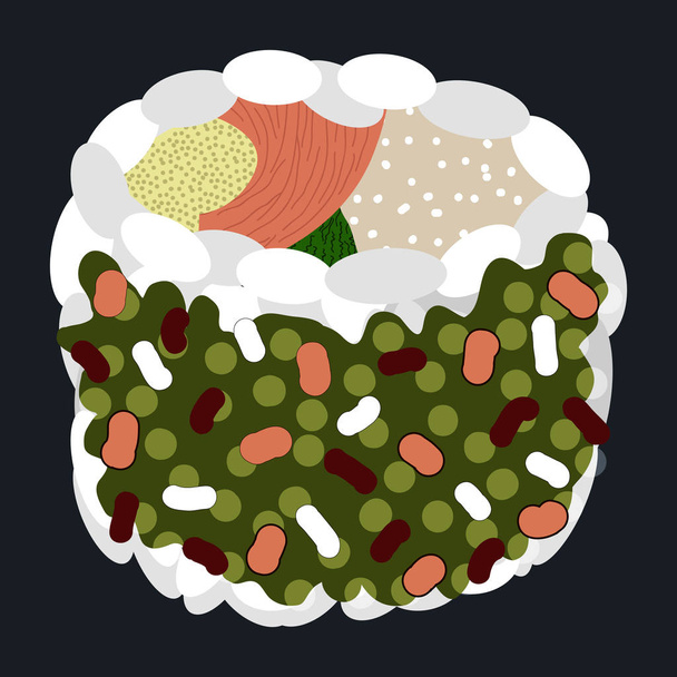 Isolated sushi food - Vektor, obrázek